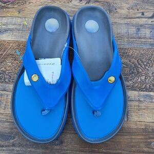Men's Summer Blue Flip Flop Sandals Size 11